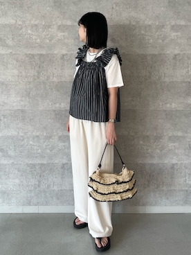 「アイテム（その他シューズ）」を使った、wataさん（レディース・164cm）の夏コーディネート