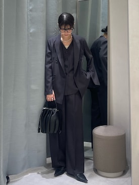 「grace grace （グラスグラス）のアイテム」を使った、wataさん（レディース・164cm）の冬コーディネート