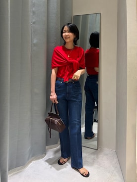「grace grace （グラスグラス）のアイテム」を使った、wataさん（レディース・164cm）の夏コーディネート