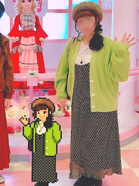 「w closet（ダブルクローゼット）のアイテム」を使った、れれこさん（レディース・154cm）の夏コーディネート