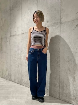 「アイテム（水着）」を使った、カワノさん（レディース・161cm）の夏コーディネート