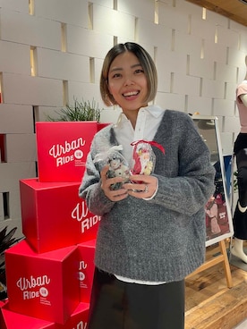 「アイテム（インテリア）」を使った、カワノさん（レディース・161cm）の冬コーディネート