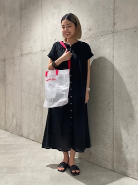 「URBAN RESEARCH Sonny Label（アーバンリサーチサニーレーベル）のアイテム（ワンピース/ドレス）」を使った、カワノさん（レディース・161cm）の春コーディネート