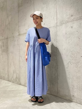 「SonnyLabel」｜カワノさん（レディース・161cm）の夏コーディネート