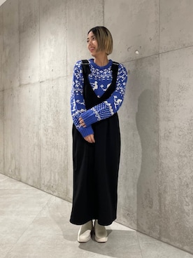 カワノさん（レディース・161cm）の冬コーディネート