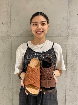 「URBAN RESEARCH Sonny Label（アーバンリサーチサニーレーベル）のアイテム（ワンピース/ドレス）」を使った、カワノさん（レディース・161cm）の夏コーディネート