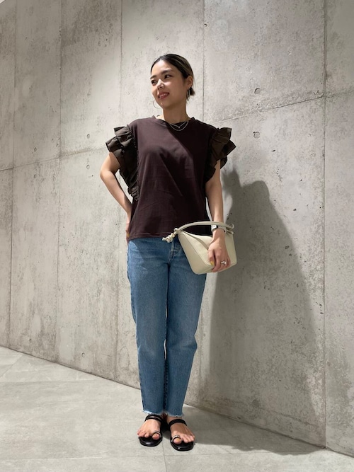 セール】NICOLAS LAINAS メタルサムリングダブルストラップサンダル