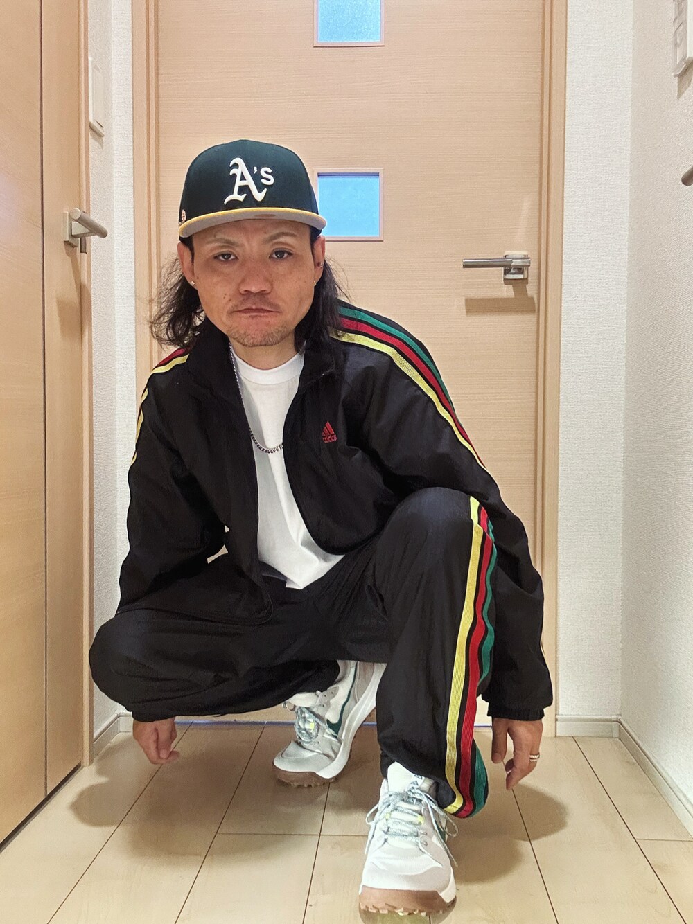 adidas Originals フーディー コーデ セットアップ 1717310745.jpg
