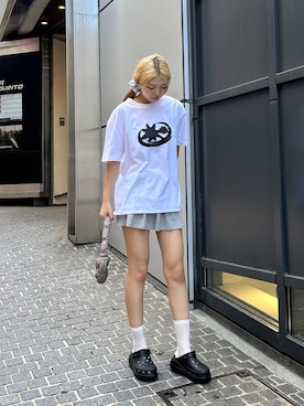 「DEARSTALKER（ディアストーカー）のアイテム」を使った、yumenoさん（レディース・168cm）の夏コーディネート