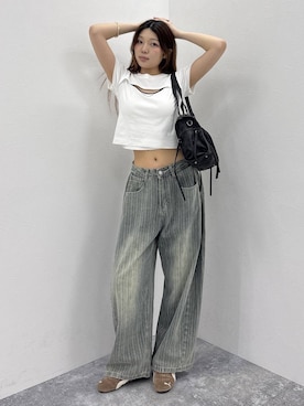 「3.3 Field Trip （3.3フィールドトリップ）のアイテム」を使った、yumenoさん（レディース・170cm）の夏コーディネート
