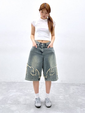「NOT4NERD（ノットフォーナード）のアイテム」を使った、yumenoさん（レディース・168cm）の春コーディネート