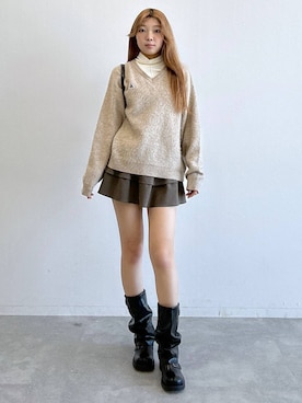 yumenoさん（レディース・168cm）の冬コーディネート