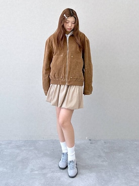 「And Again（アンドアゲイン）のアイテム」を使った、yumenoさん（レディース・168cm）の冬コーディネート