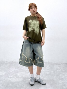 「NOT4NERD（ノットフォーナード）のアイテム」を使った、yumenoさん（レディース・168cm）の春コーディネート