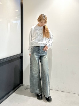 「Cavish（カビシ）のアイテム」を使った、yumenoさん（レディース・168cm）の秋コーディネート