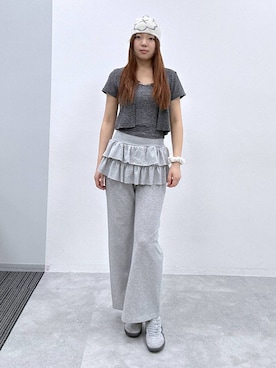 「DEARSTALKER（ディアストーカー）のアイテム」を使った、yumenoさん（レディース・168cm）の春コーディネート