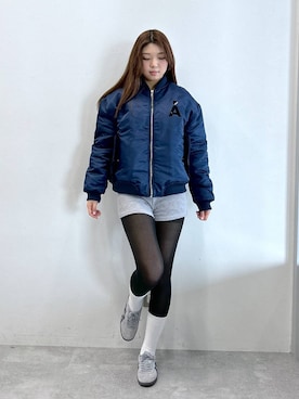「ALAND（エーランド）のアイテム（ジャケット/アウター）」を使った、yumenoさん（レディース・168cm）の冬コーディネート
