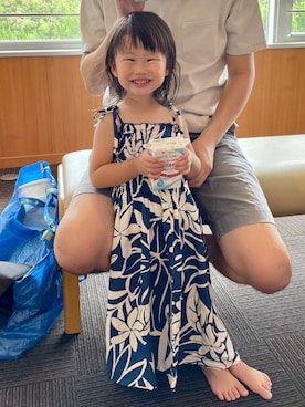 「present（プレゼント）のアイテム（ワンピース/ドレス）」を使った、はなこさん（レディース・171cm）の夏コーディネート