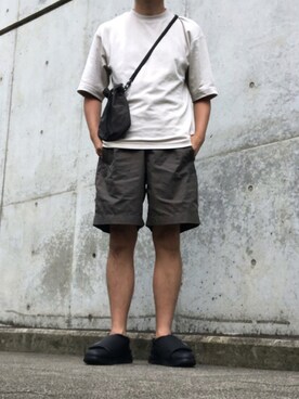 「UNIQLO U」｜たまにさん（メンズ・172cm）の夏コーディネート