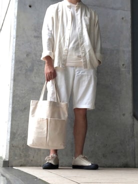 「UNIQLO U」｜たまにさん（メンズ・172cm）の夏コーディネート