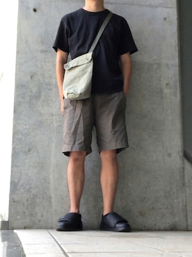 「UNIQLO U」｜たまにさん（メンズ・172cm）の夏コーディネート