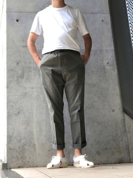 「UNIQLO U」｜たまにさん（メンズ・172cm）の夏コーディネート