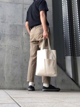 「UNIQLO U」｜たまにさん（メンズ・172cm）の夏コーディネート