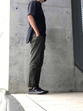 「UNIQLO U」｜たまにさん（メンズ・172cm）の夏コーディネート