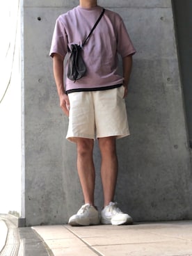 「UNIQLO U」｜たまにさん（メンズ・172cm）の夏コーディネート
