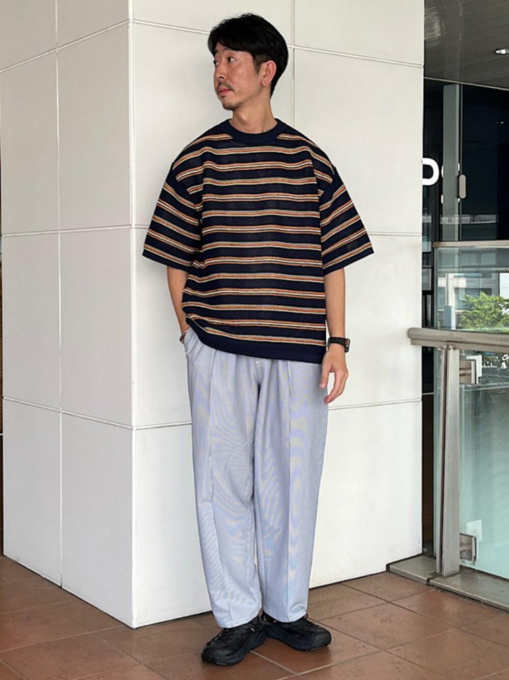 HOKA M HOPARA 2を使ったメンズ人気ファッションコーディネート