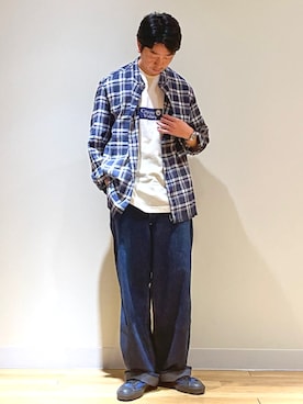 「SHIPS（シップス）のアイテム」を使った、大田さん（メンズ・176cm）の夏コーディネート