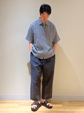 「SHIPS（シップス）のアイテム」を使った、大田さん（メンズ・176cm）の夏コーディネート
