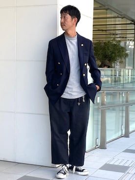 大田さん（メンズ・176cm）の秋コーディネート