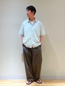 「SHIPS（シップス）のアイテム」を使った、大田さん（メンズ・176cm）の夏コーディネート