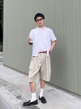 「H&M（エイチ・アンド・エム）のアイテム」を使った、suj_rntr72さん（メンズ・176cm）の夏コーディネート