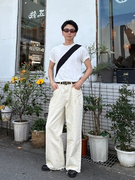 「アイテム（ローファー）」を使った、suj_rntr72さん（メンズ・176cm）の夏コーディネート