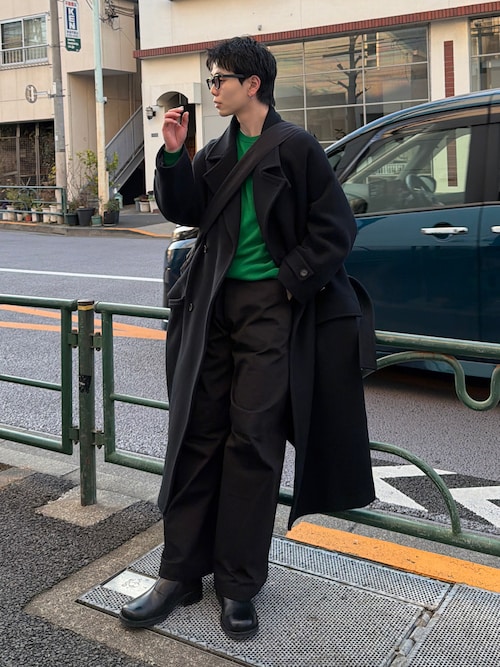 CABaN コットンカシミヤ クルーネックプルオーバー（ニット/セーター