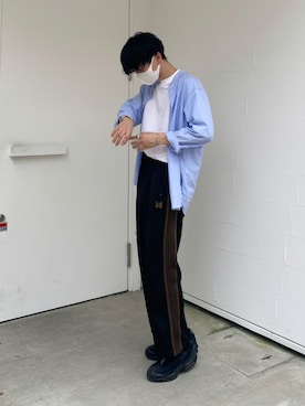 「アイテム（Tシャツ/カットソー）」を使った、rintarouさん（メンズ・175cm・10代）の秋コーディネート