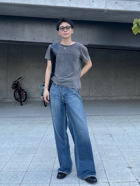 「アイテム（ローファー）」を使った、suj_rntr72さん（メンズ・176cm）の夏コーディネート