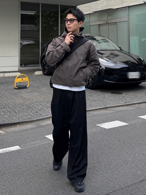 セール】Super160's ウールギャバベルトパンツ（その他パンツ