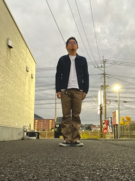 「Lee（リー）のアイテム」を使った、がぶさん（メンズ・175cm）の秋コーディネート