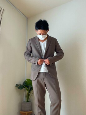 カーキセットアップ のメンズ人気ファッションコーディネート Wear