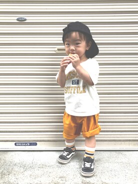 lenlen_rinrinさん（キッズ・80cm）の秋コーディネート