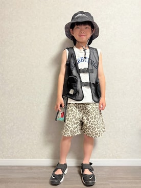 lenlen_rinrinさん（キッズ・110cm）の夏コーディネート