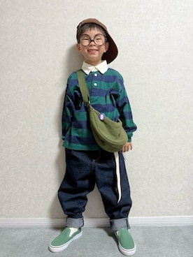 「アイテム（雑貨/ホビー）」を使った、lenlen23さん（キッズ・110cm）の秋コーディネート