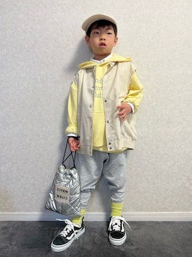 lenlen_rinrinさん（キッズ・110cm）の冬コーディネート