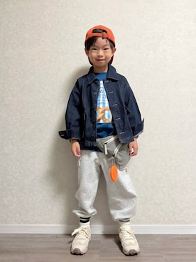 lenlen_rinrinさん（キッズ・110cm）の秋コーディネート