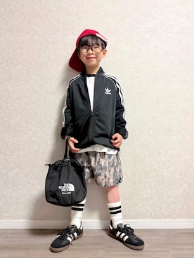 「巾着バッグ」｜lenlen_rinrinさん（キッズ・110cm）の春コーディネート