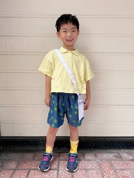 「アイテム（セットアップ）」を使った、lenlen23さん（キッズ・110cm）の夏コーディネート