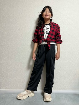 「アイテム（パンツ）」を使った、lenlen23さん（キッズ・110cm）の秋コーディネート